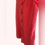 O'Neill Ladies’ Poolside Terry Tunic Coral Button-Down Swim Cover-Up Size Medium Photo 5