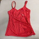 Talbots ‎ Women’s Tankini Orange & White Size 14 Underwire Bra Photo 8