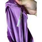 Free People Good Days Satin Trousers Wide Leg Pleating Purple Size XS Photo 8