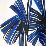 Blue Rain  Graphic Floral White Summer Lined Tank Small S Photo 6