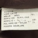 Zanella Vintage Women’s Size 8 Brown Wool Tweed Button Up Blazer Suit Jacket Photo 6