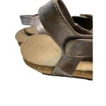 Boutique Corey’s Women's Wedge Cargo Light Weight Leather Gray Brown Size 10 Tan Photo 3