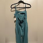 Free People movement NWT JADE GREEN wide leg jumpsuit XL Photo 3