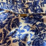 Free People Kikas Blue And White Floral Tie Shoulder Maxi Dress Size Medium Photo 7