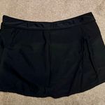 Woman's Black Bathing Suit Skort Large Photo 5