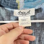 Aria  A Cardigan Blue Open Front Lace Animal Print Long Sleeve Womens Sz XL Gyaru Photo 4