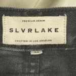 Slvrlake Virginia Slim Jeans Shadow Ridge Deconstructed Straight Leg Black 29 Photo 8