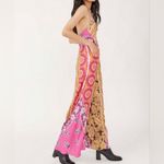 Free People NWOT  Miranda Printed Jumpsuit In Jewel Combo Sz M Photo 2