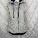 Antigua Rant Faux Fur Golf Activewear Vest Hoodie Size L Photo 3