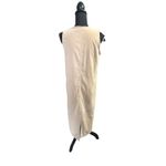 Vintage Travel Smith Beige Sleeveless Dress – Size S Classic Minimalist Style Photo 4