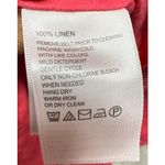 Tommy Bahama Coastalina Button Up Maxi Shirt Dress 100% Linen Sz L Pink Resort Photo 5