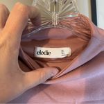 Elodie  Dusty Pink Long Sleeve Bodysuit Photo 3