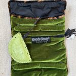 Goody Goody California Floral Vintage Jewelry Travel Case Velvet Bag Roll NWOT Photo 2