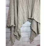 NICKY Thomson Beige Ruffled Turtle neck Cardigan / Poncho LAMBSWOOL Photo 2