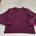 Who What Wear  Plum Purple Ribbed Knit Sweater Size L Photo 0