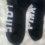 Victoria's Secret PINK  Black and White Athletic Socks Photo 2
