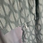 DIP Womens Green White Linen Blend Pants Medium Rope Belt Boho Casual Photo 5