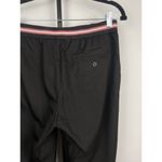 ZARA  Black Elastic Waist‎ Pleated Tapered Cuffed Ankle Trousers Size S Photo 4