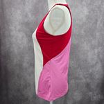 FILA  White Red Pink Muscle Tee Tank Sleeveless Activewear Sportswear Top Small Photo 3