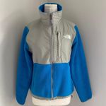 The North Face Blue Polartec Denali Fleece Jacket Photo 0