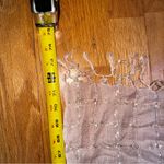 Rsvp C by  Blush Pink Wrap Scarf Fringe Hippie Boho Casual Light Feminine Spring Photo 4