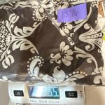 Apt. 9  12 Midi Skirt Brown‎ Floral A-Line Cottagecore Summer Y2K Paisley Garden Photo 8