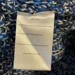 Manoush Blue White Black Crochet Knit Short Sleeve Sweater Size Small Photo 6