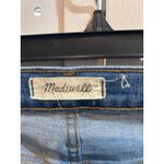 Madewell 9" High Rise Skinny Jeans Distressed Ripped Raw Hem Denim Size 29 Photo 4