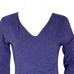 Kuhl Dress Women Medium Purple Salza Midi Organic Jersey Knit Minimal Feminine Photo 4