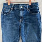 Old Navy Mid-Rise Boyfriend Crop Denim Jeans Raw Hem 4 Photo 1