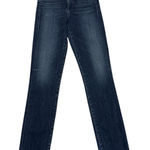 AGOLDE Jeans Camile High Rise Slim Dark Blue Denim Jean In Jade Color Size 24 Photo 0