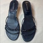 ALDO Black Polka Dot Women's Sandals Photo 1