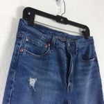 Levi's Levi’s 501 Skinny Distressed High Rise Button Fly Jeans Size 29 Denim Photo 8