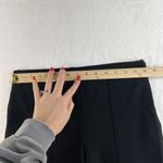 Chico's  0 US S 4 Lindy Black Side Zip Ponte Pants Seam Detail Straight Leg Dress Photo 12