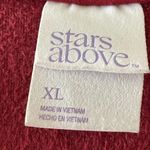 Stars Above  Velour Bohemian Festival Rusty Red Long Sleeves Womens Sweatshirt SZ Photo 6
