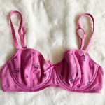Marks & Spencer Pink Floral Embroidered Lace Bra Women's Size 34C Photo 0