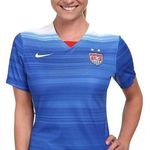 Nike  2015 Soccer Jersey US Women's National Team Size medium Blue Photo 0