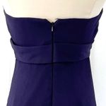 Vineyard Collection Women 4 Bridesmaid‎ Dress Strapless Purple Twist Chiffon Photo 4