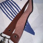 Elegant Brown and Cream Tote with Modern Details Photo 5