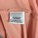 MISA Los Angeles Domino Draped Mini Dress Medium Coral Pink Jersey Cocktail Photo 6