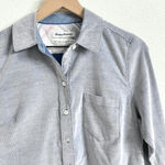 Tommy Bahama Blue Coasta Cord Long Sleeve Button Front Shirt Women's XS Photo 5