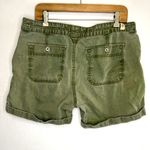 Levi's Women Cargo Shorts Pockets Lightweight Outdoor Faded Green Size 14 Photo 2
