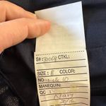 Mori Lee  Madeline Lace and Satin Bridesmaid Dress with V-Back Navy Blue 8 Photo 7