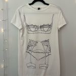 Graphic Dress White Photo 1