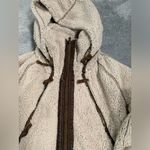 Kuhl  Cream and Brown Women's fleece zip up Jacket Photo 4
