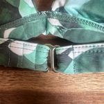 Midori  Green & White Eden Tropical Print Bikini Top Photo 5