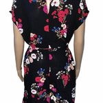 Popsugar  floral short sleeve waist tie dress Photo 2