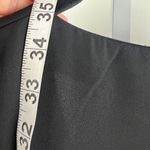 OAK + FORT Black Long Sleeve Wrap Mini Dress Cocktail Party Evening Dress Photo 5