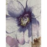 Alfred Dunner Women's Short Sleeve Top, Floral Patter, White/Purple, Sequin, XL White Photo 2