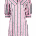 Ganni  | Floral Striped Seersucker Dress | 32 Photo 6